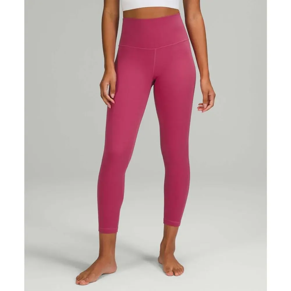 Lululemon Align High-Rise Pant 25” Nulu Size 0 Pink